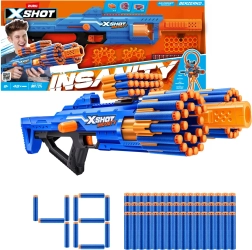 Zuru X-Shot Insanity Berzerko blaster cu încărcător tambur + 48 săgeți din spumă