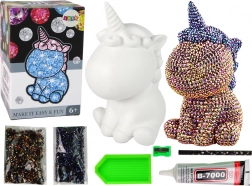 Set creativ Unicorn DIY Diamante Cristale colorate