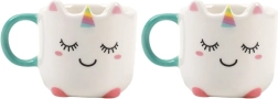 Cești mini espresso cu unicorn 90 ml (2 buc)
