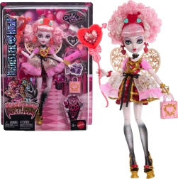 Monster High Cupid Asteria păpușă cu accesorii pentru aniversări înfricoșător de dulci