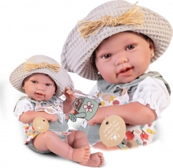 Păpușă Antonio Juan realistă bebeluș cu corp din vinil complet 42 cm