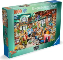Puzzle Ravensburger Clubul de carte „Întoarce pagina” 1000 de piese