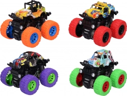 Mașină de teren cu volantă cu graffiti 9 cm