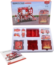 Set de construcție magnetic pentru copii în cutie practică