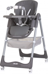 Scăunel de masă First Spoon în culoarea gri