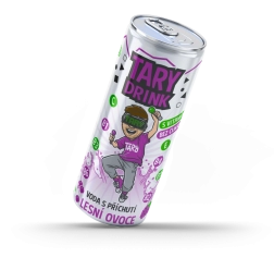 Apă carbogazoasă cu aromă de fructe de pădure Tary Drink 0,25 l