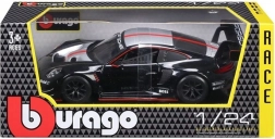 Bburago Porsche 911 GT3 model negru la scara 1:24