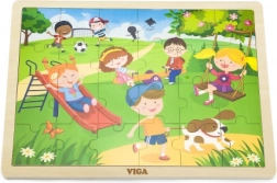 Puzzle din lemn VIGA Primăvara 24 de piese