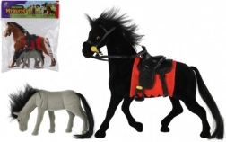 Jucărie cal cu șa și mânz