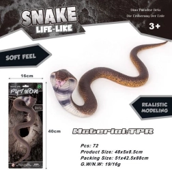 Șarpe cobră din cauciuc 48 cm