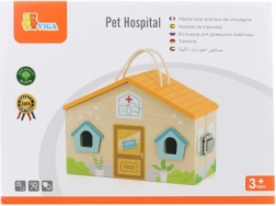 Clinică din Lemn pentru Animale VIGA Jucărie