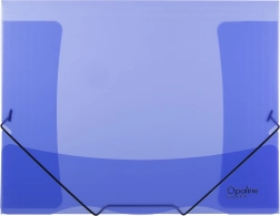 Mapă cu elastic Opaline albastră A4