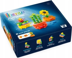 Set creativ de modelaj HeyClay „prietenii verzi” cu aplicație (15 pachețele)