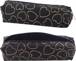 Turtă dulce neagră cu inimioare aurii