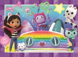 Puzzle Căsuța magică a lui Gábinin XXL 100 piese de la Ravensburger