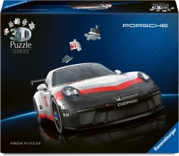 Puzzle 3D Porsche 911 GT3 Cup cu roți funcționale