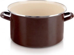 Oală emailată Brown 32 cm, 11,5 l