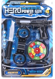 Set de poliție cu efecte de pistol