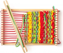 Război de țesut din lemn WoodyLand pentru copii