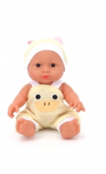 Păpușă pentru copii cu corp moale și haine eco