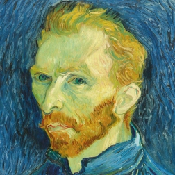 Puzzle pătrat CURIOSI Q Art Autoportret 66 piese