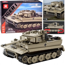 Set de construcție tanc Tiger I WORLD OF TANKS 1:28 (1138 piese)