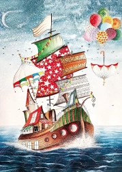 Puzzle vasul liber 1000 de piese MAGNOLIA