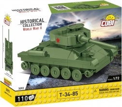 Set de construcție COBI T-34-85 din colecția Historical Collection