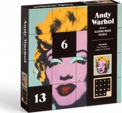 Puzzle din lemn mobil Andy Warhol: Marilyn
