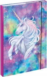 Mape pentru caiete școlare A4 cu unicorn