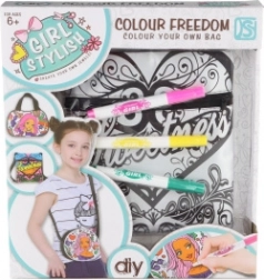 Geantă de colorat cu markere pentru textile