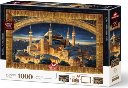 Puzzle cu ramă și lipici 3 în 1 Hagia Sophia 1000 piese