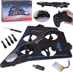 Dron RC ușor cu efecte LED și acrobații 360°
