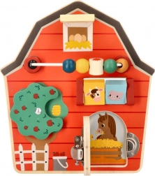 Tăbliță activă din lemn Grajd