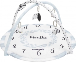 Set de joacă cu pătură BABY MIX Luni, alb