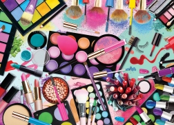 Puzzle Paleta de culori: Makeup 1000 piese
