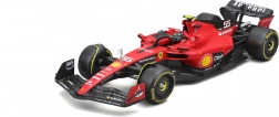 bburago ferrari sf23 1:24 carlos sainz – model de colecție în cutie de protecție