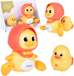 Familie interactivă de rățuște – jucărie muzicală mobilă pentru încurajarea târâtului