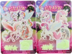 Unicorn luminos autoadeziv pentru perete