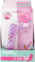 gloss de buze cu breloc candy explosion