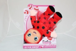 Păpușă Bambolina buburuză 36 cm