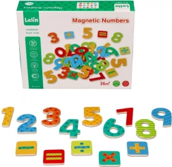 Numere magnetice din lemn