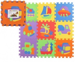 Puzzle din spumă mijloace de transport 27 × 27