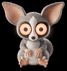 Lampă LED cu motiv de lori urecheați