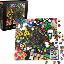 Puzzle Rubik’s Cube – ediția a 50‑a – 300 piese