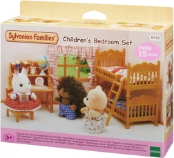 Cameră de copii rustică cu pat supraetajat SYLVANIAN FAMILIES