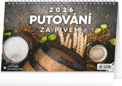 Calendar de masă Călătorii pentru Bere 2026