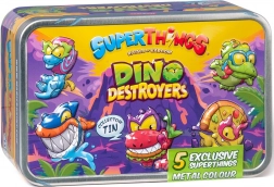 SuperThings Dino Destroyers set exclusiv cutie metalică argintie