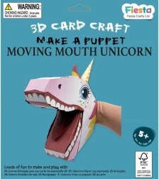 Marionetă 3D creativă unicorn FIESTA CRAFTS