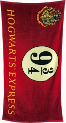 Prosop de baie Harry Potter peronul 9 și 3/4, 75 × 150 cm